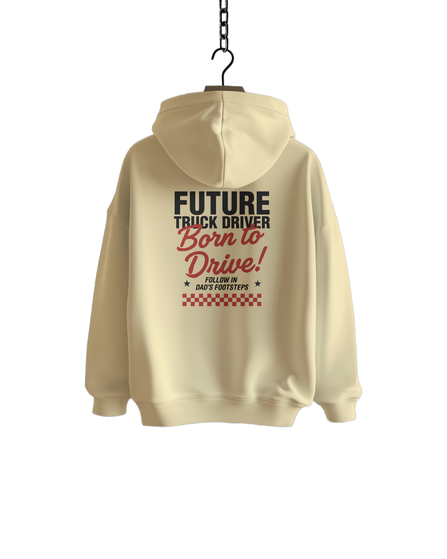 BORN TO DRIVE - Hoodie - DAD VERSION (for kids)