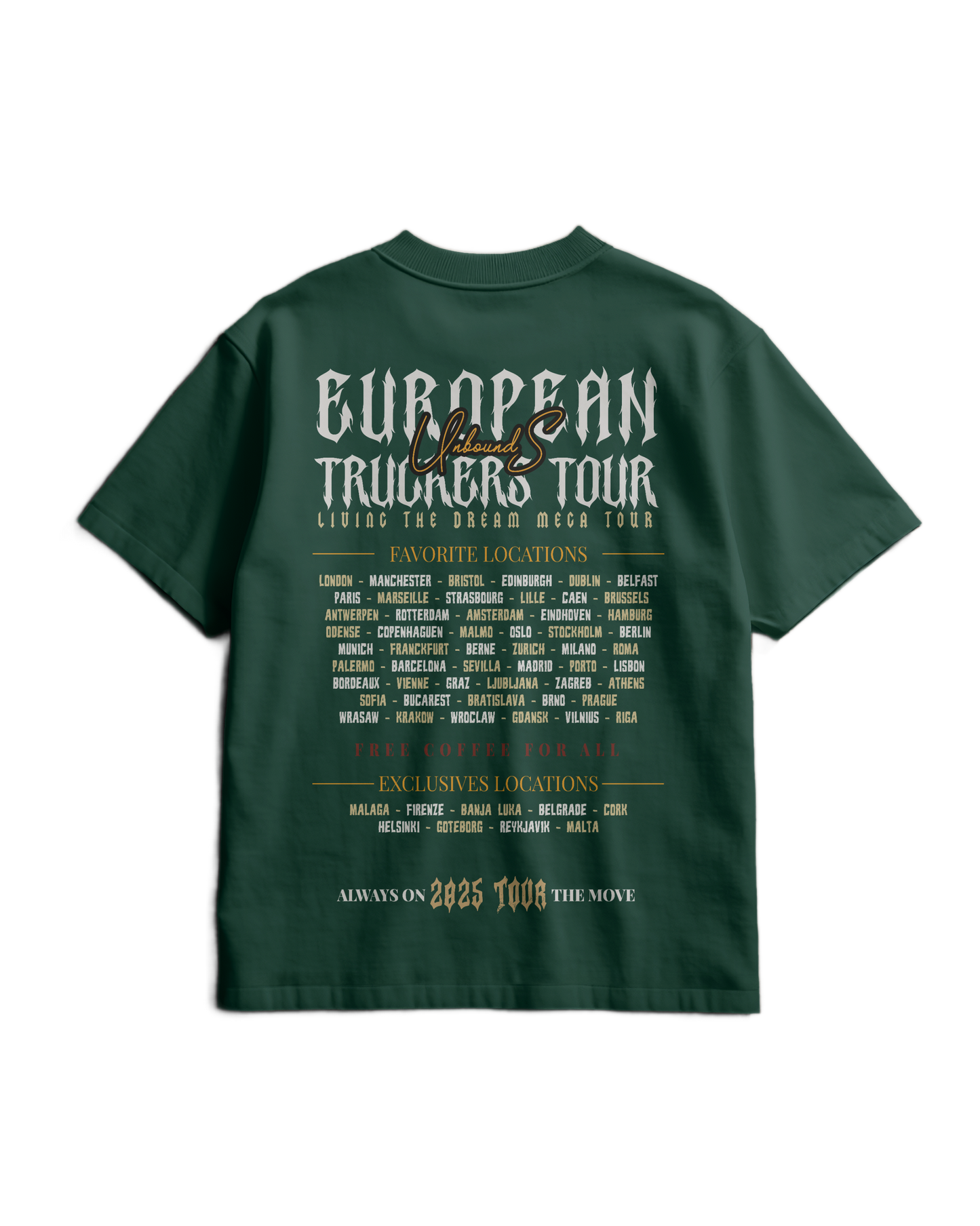 TRUCKER ON TOUR - Heavy T-shirt
