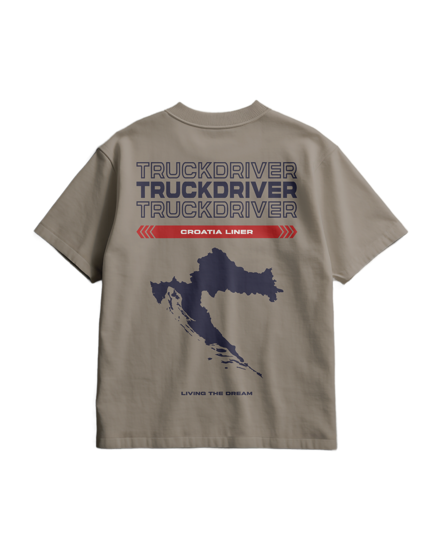 CROATIA Liner - Heavy T-shirt - V1