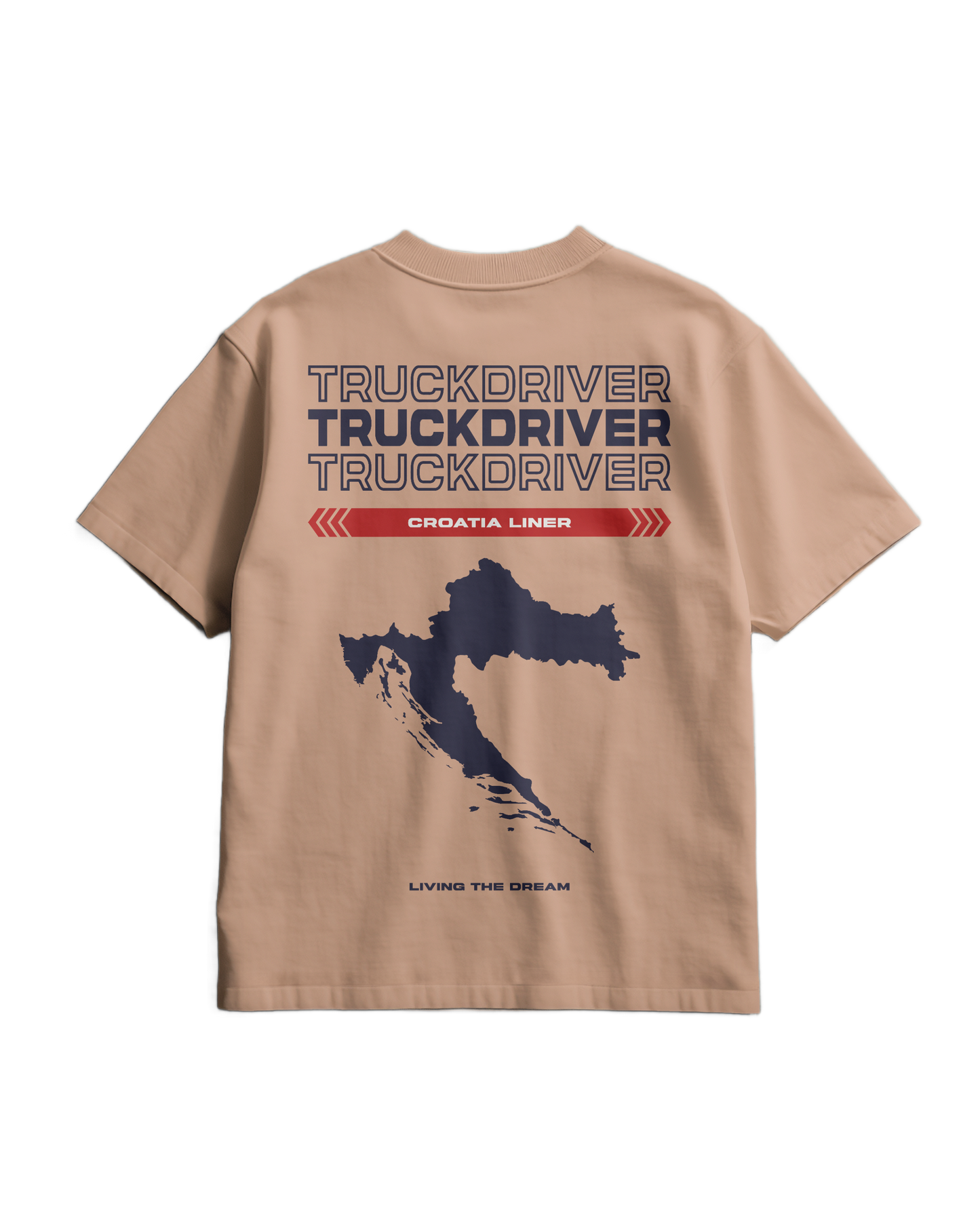 CROATIA Liner - Heavy T-shirt - V1