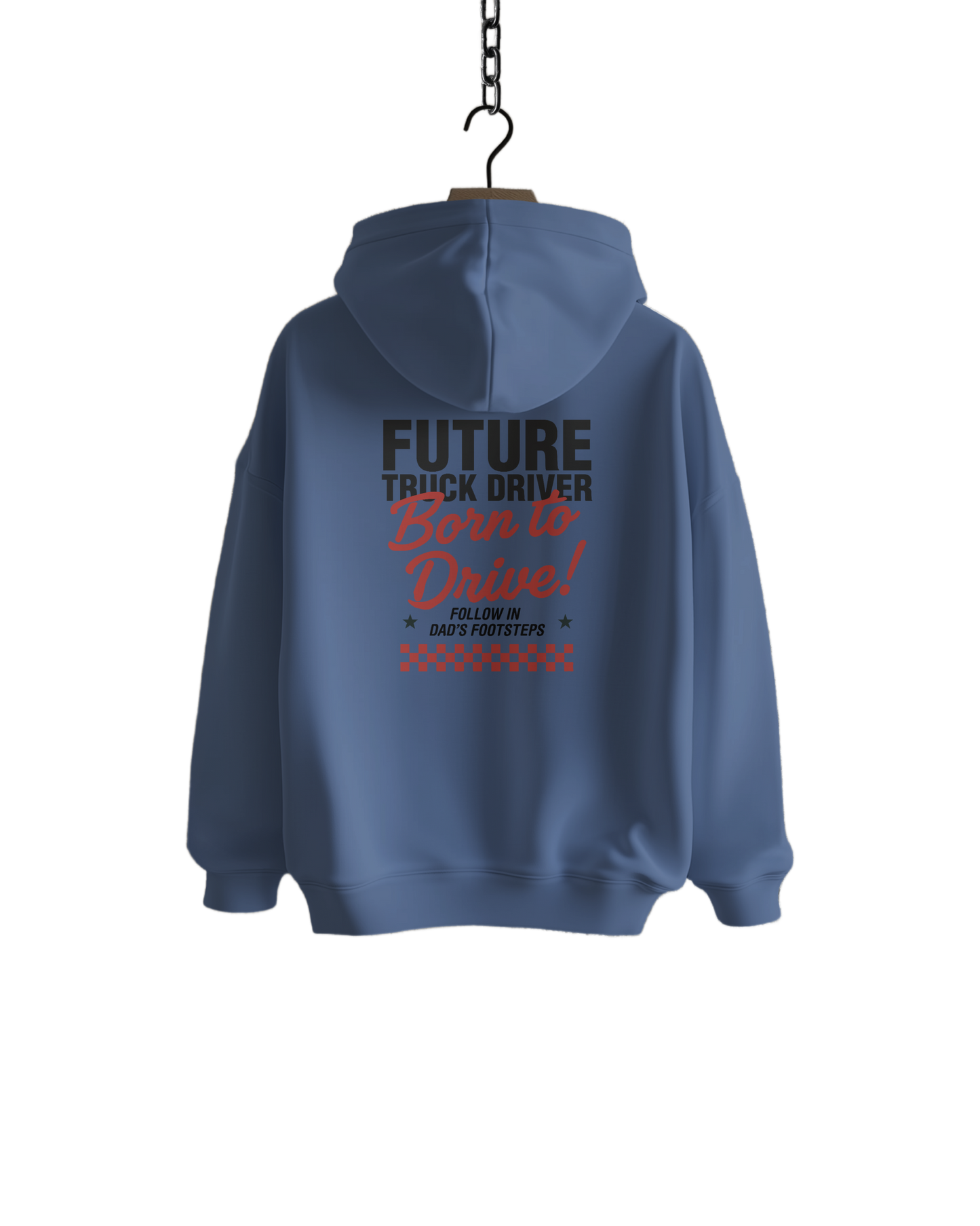 BORN TO DRIVE - Hoodie - DAD VERSION (for kids)