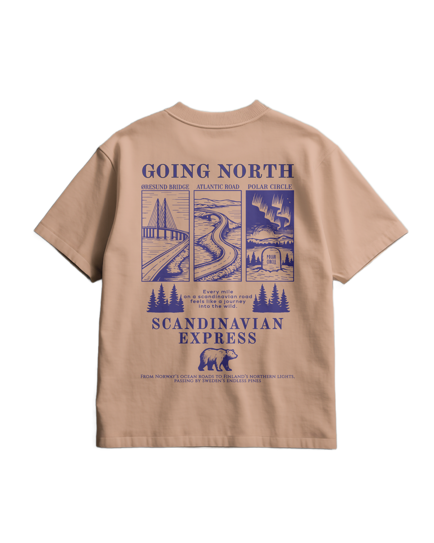 GOING NORTH - Heavy T-shirt