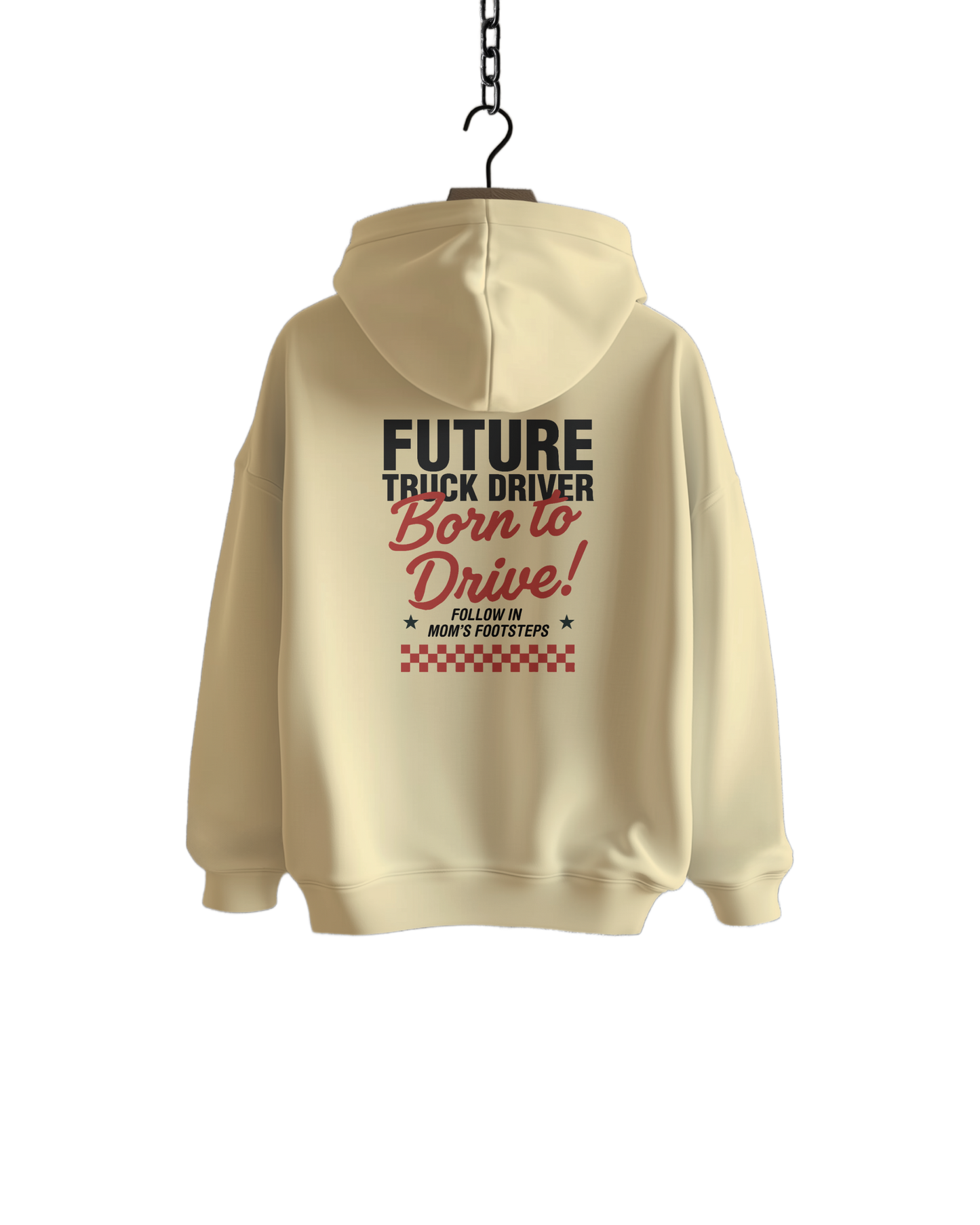BORN TO DRIVE - Hoodie - MOM VERSION (for kids)