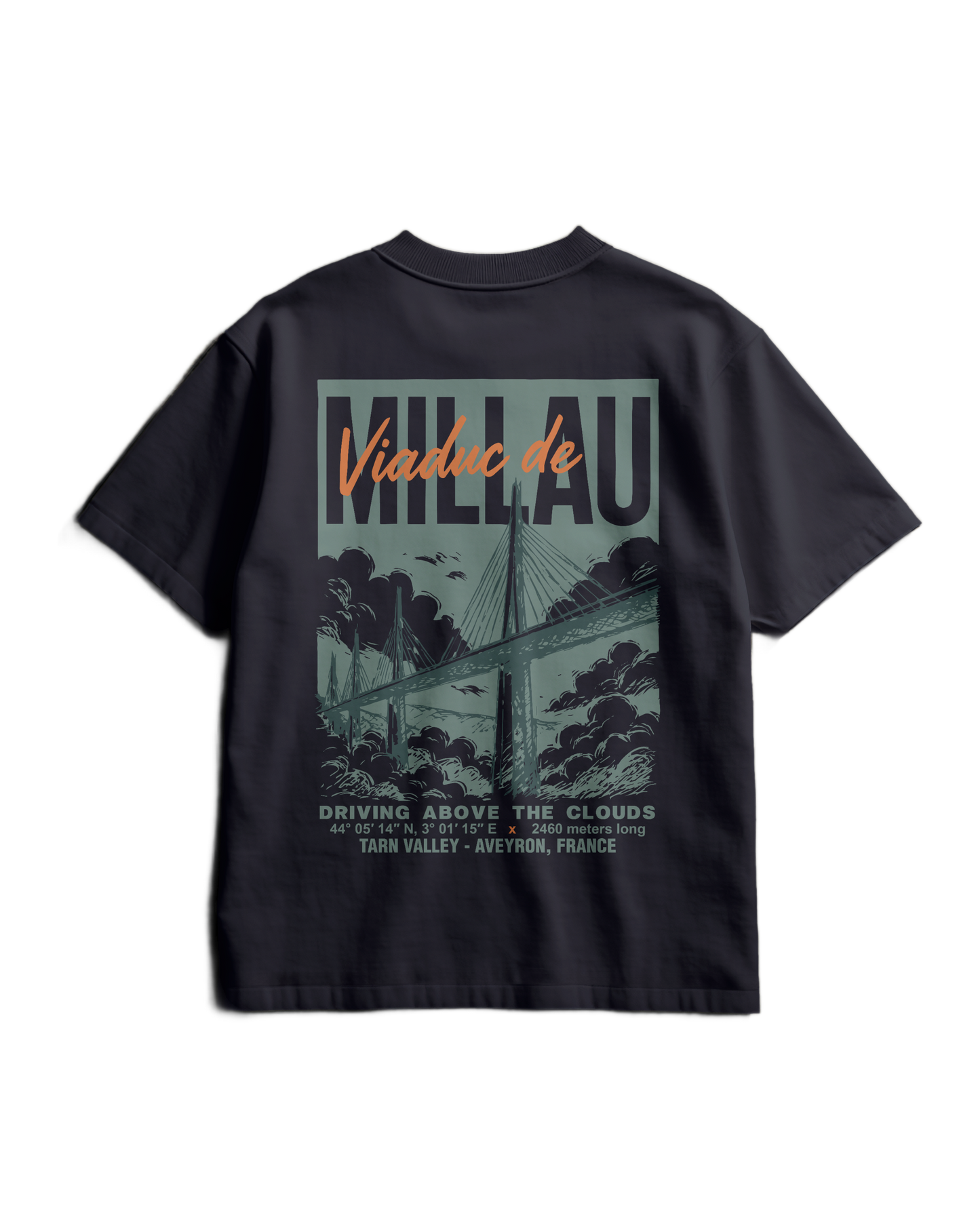 VIADUC DE MILLAU - Heavy T-shirt - V2