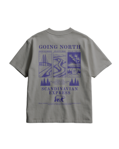 GOING NORTH - Heavy T-shirt