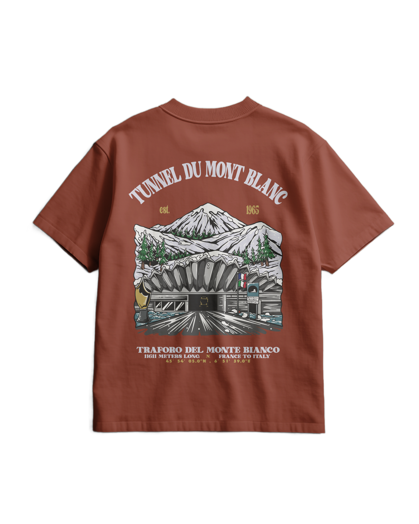 BEYOND MONT-BLANC - Heavy T-shirt