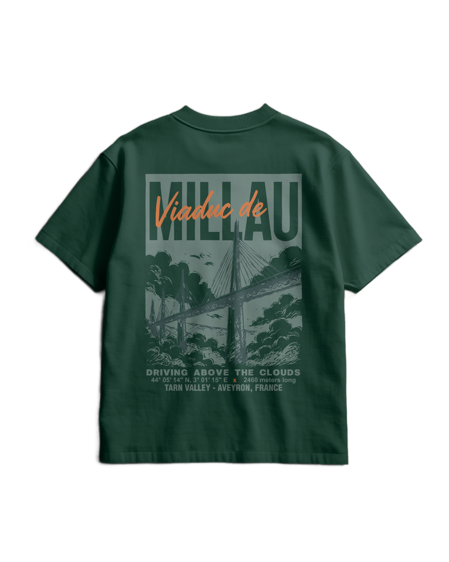 VIADUC DE MILLAU - Heavy T-shirt - V2