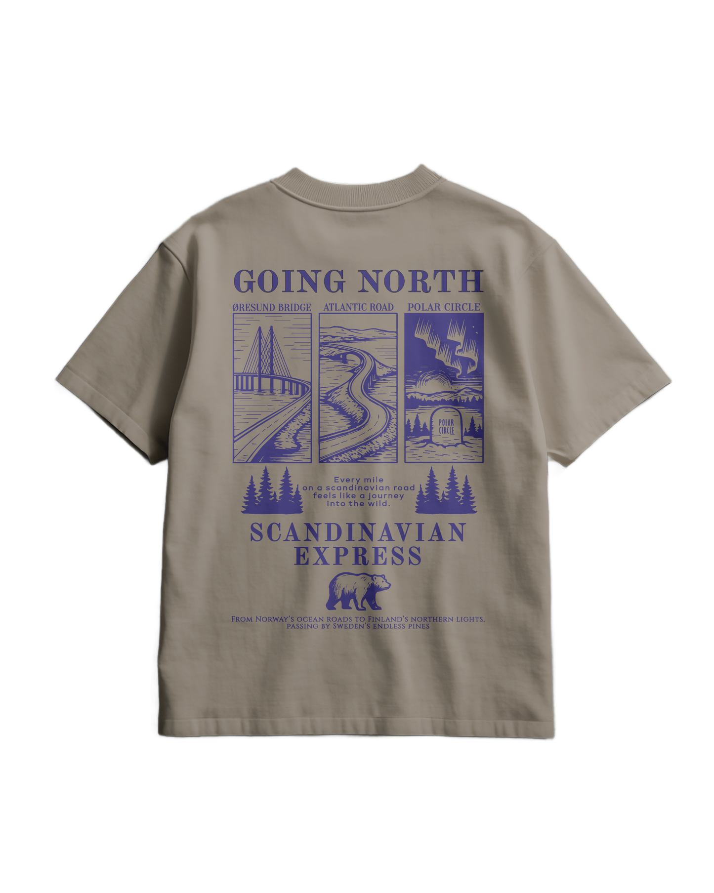 GOING NORTH - Heavy T-shirt