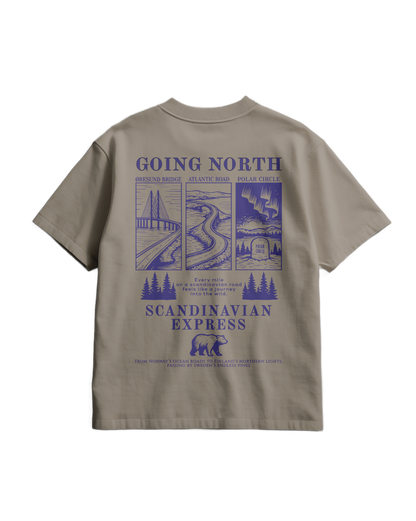 GOING NORTH - Heavy T-shirt
