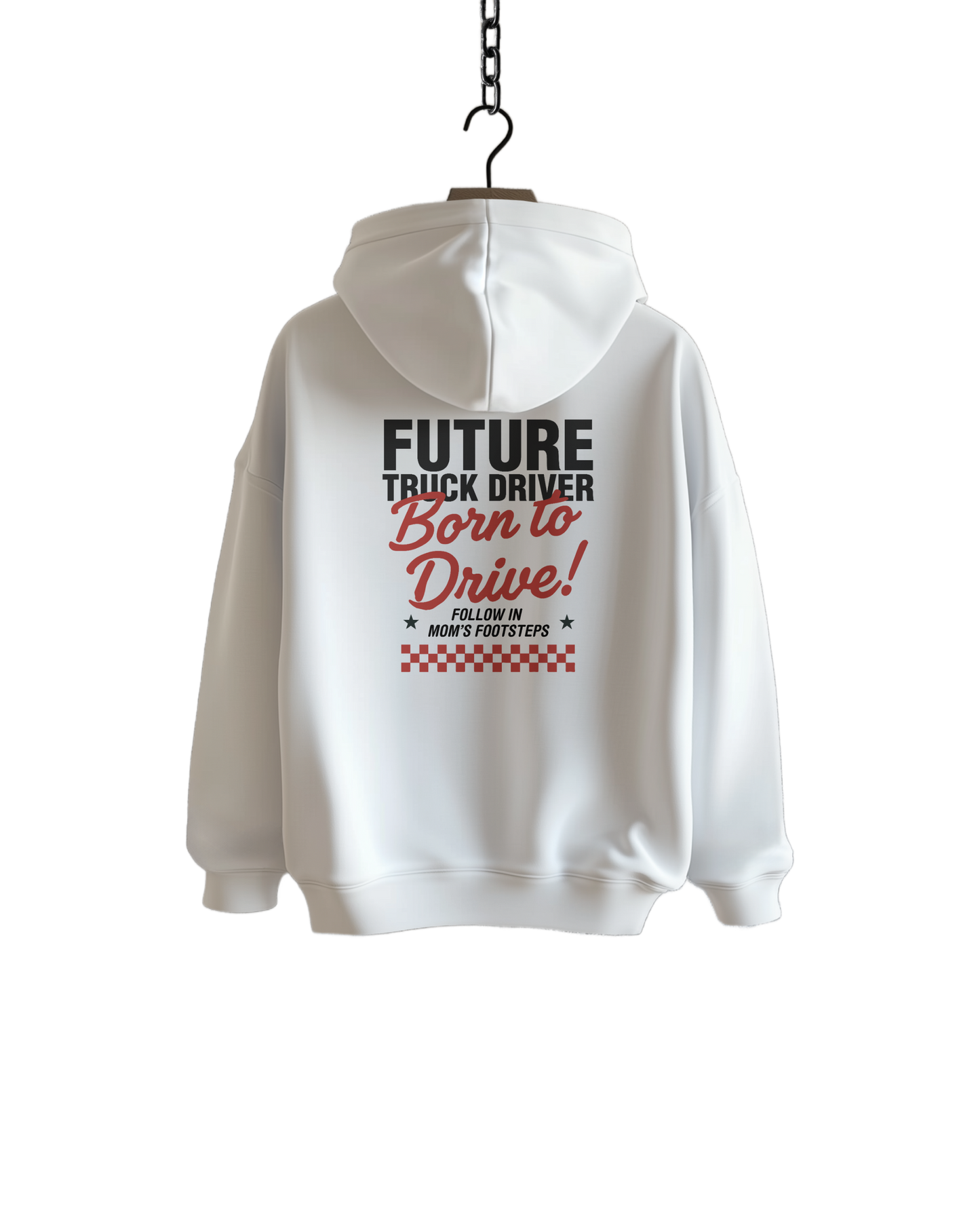 BORN TO DRIVE - Hoodie - MOM VERSION (for kids)