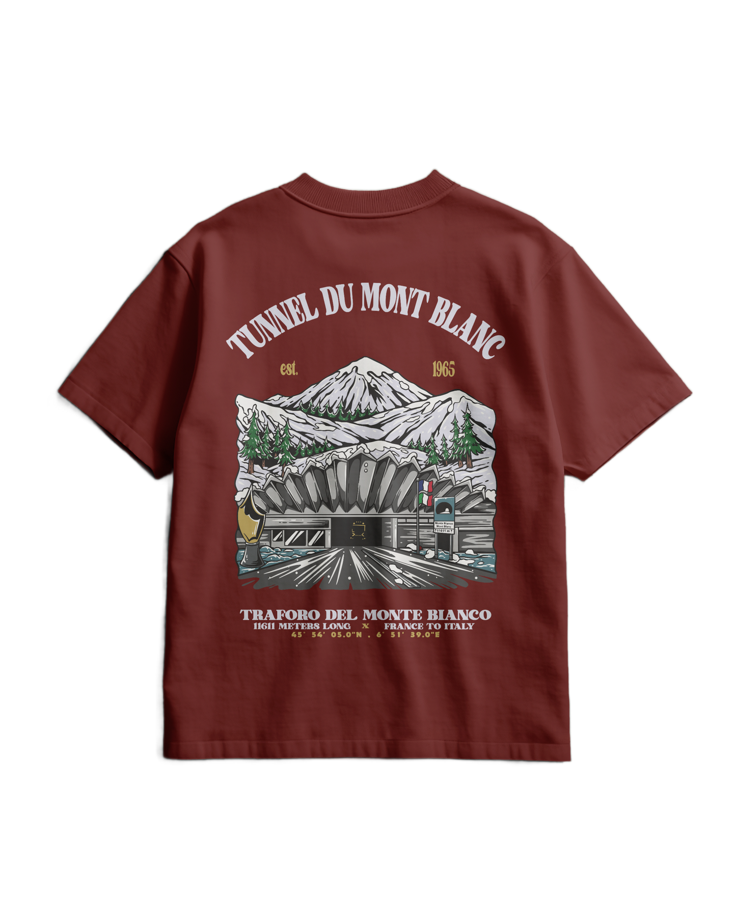 BEYOND MONT-BLANC - Heavy T-shirt