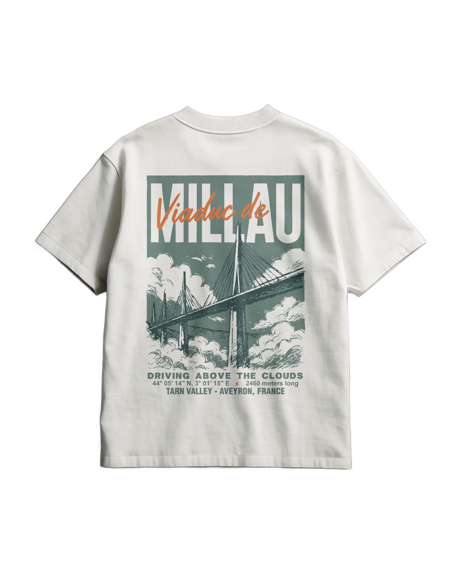 VIADUC DE MILLAU - Heavy T-shirt - V1