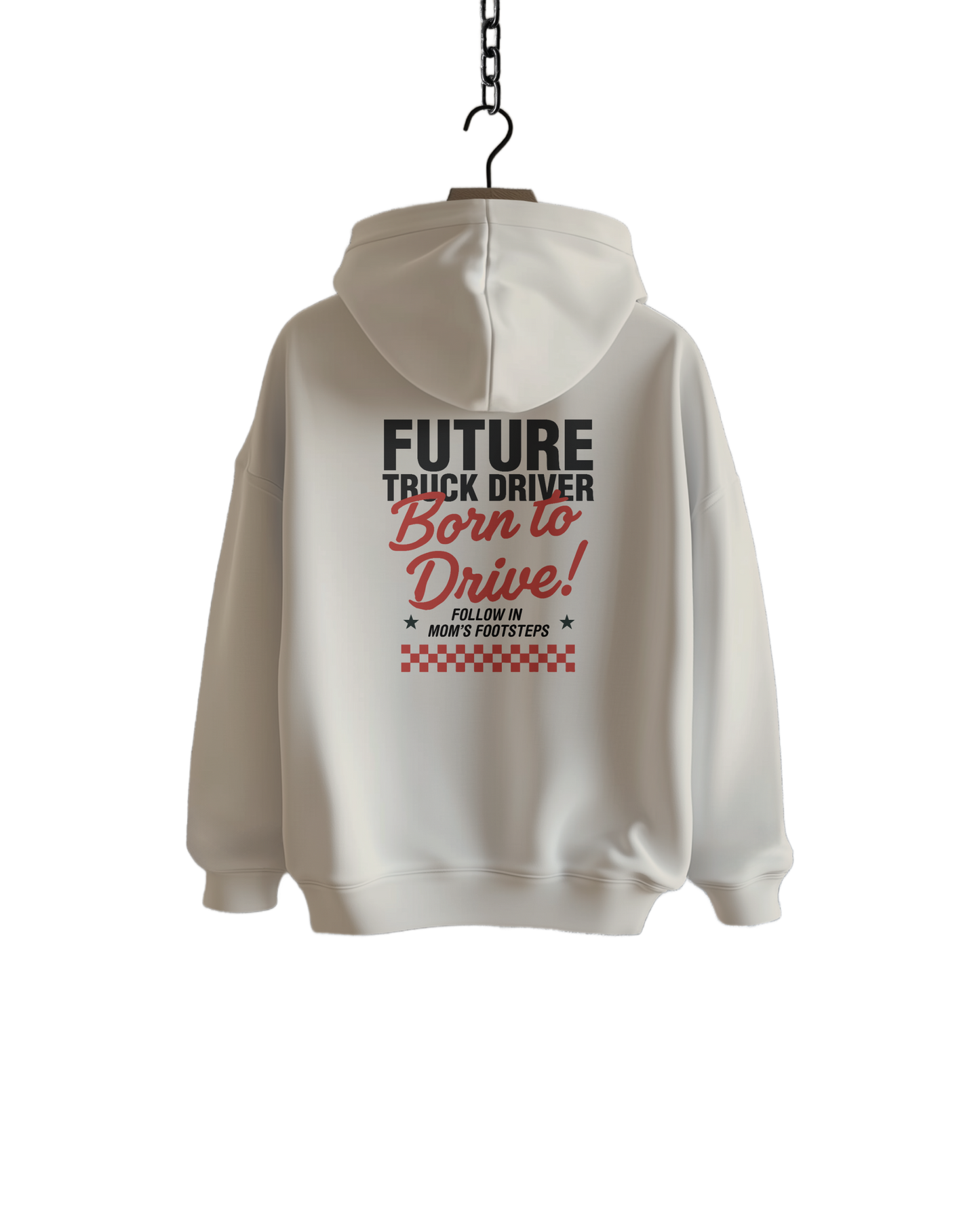 BORN TO DRIVE - Hoodie - MOM VERSION (for kids)