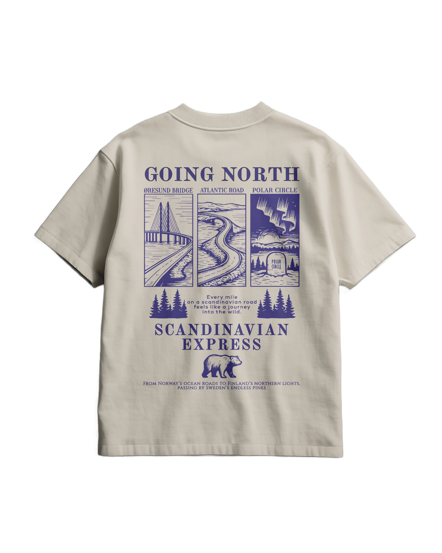 GOING NORTH - Heavy T-shirt