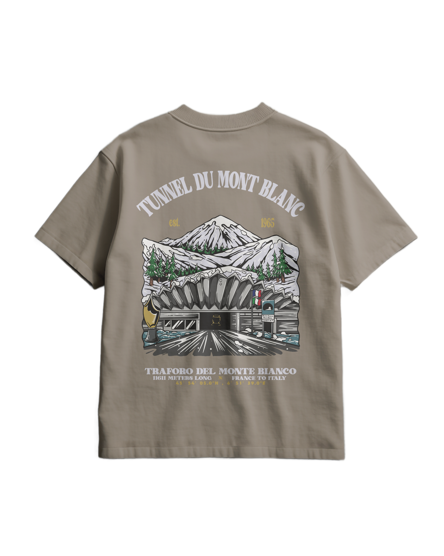 BEYOND MONT-BLANC - Heavy T-shirt