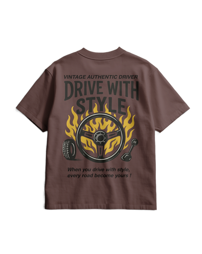 AUTHENTIC DRIVER - Heavy T-shirt