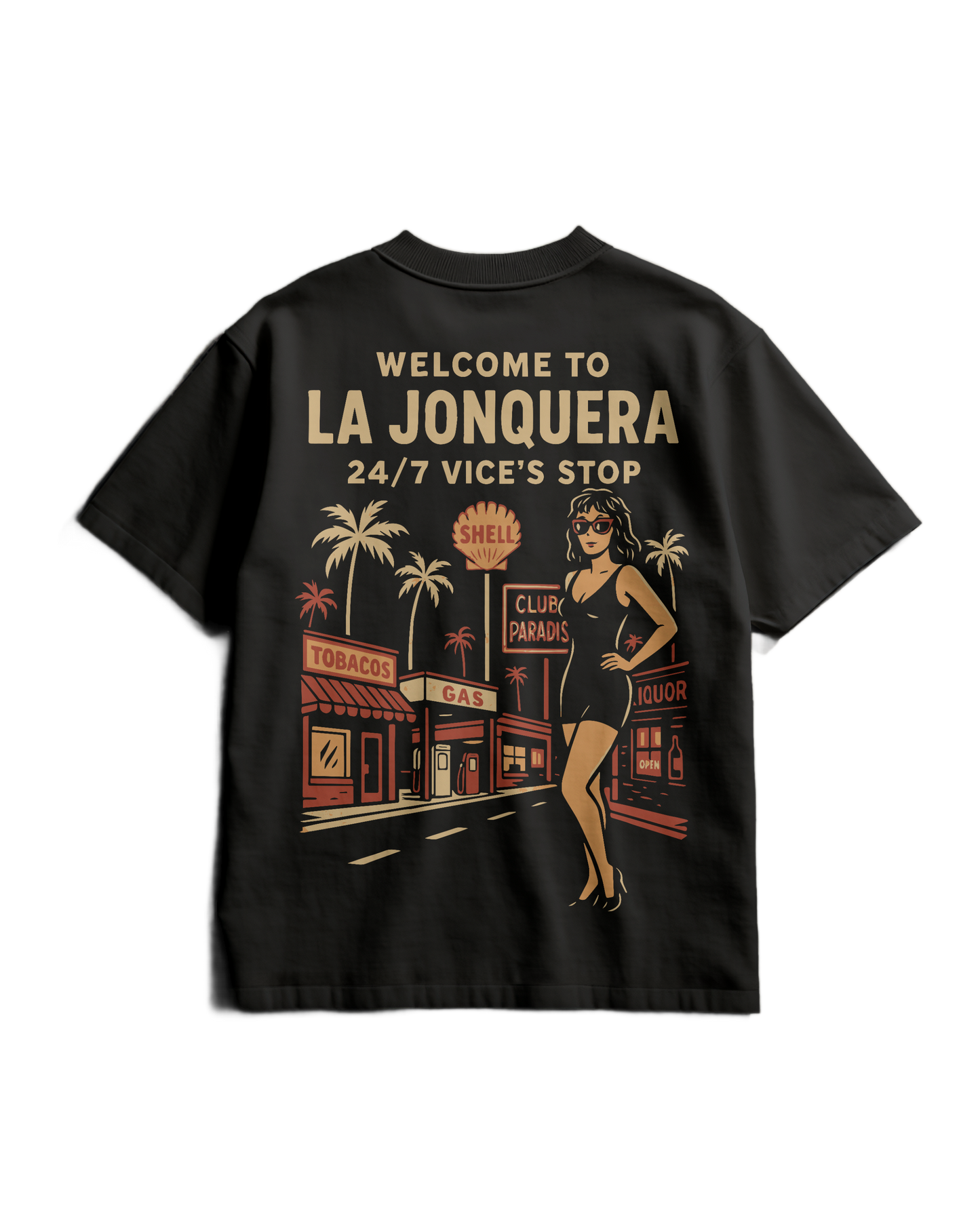 LA JONQUERA - Heavy T-shirt - V2