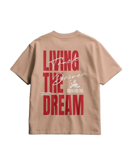 LIVING THE DREAM - Heavy T-shirt - V1