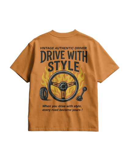 AUTHENTIC DRIVER - Heavy T-shirt