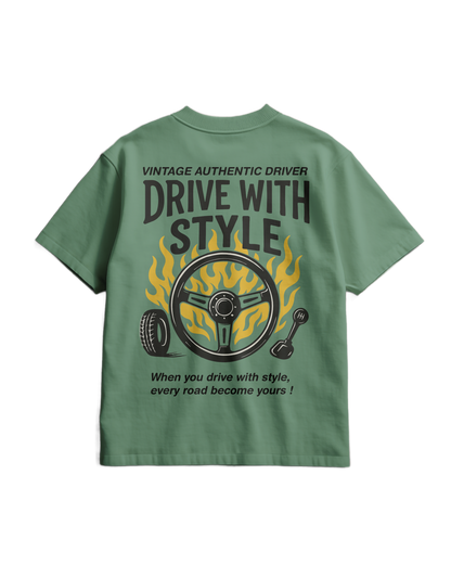 AUTHENTIC DRIVER - Heavy T-shirt
