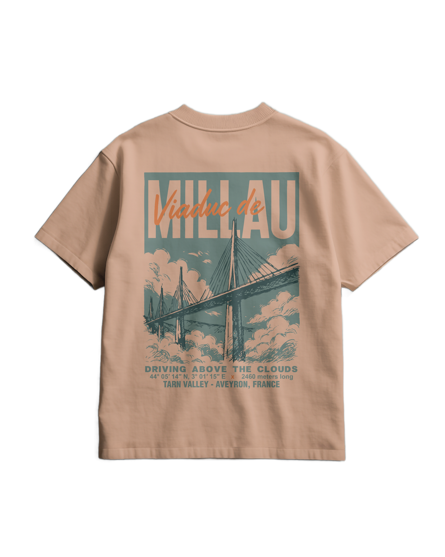 VIADUC DE MILLAU - Heavy T-shirt - V1