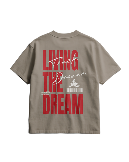 LIVING THE DREAM - Heavy T-shirt - V1