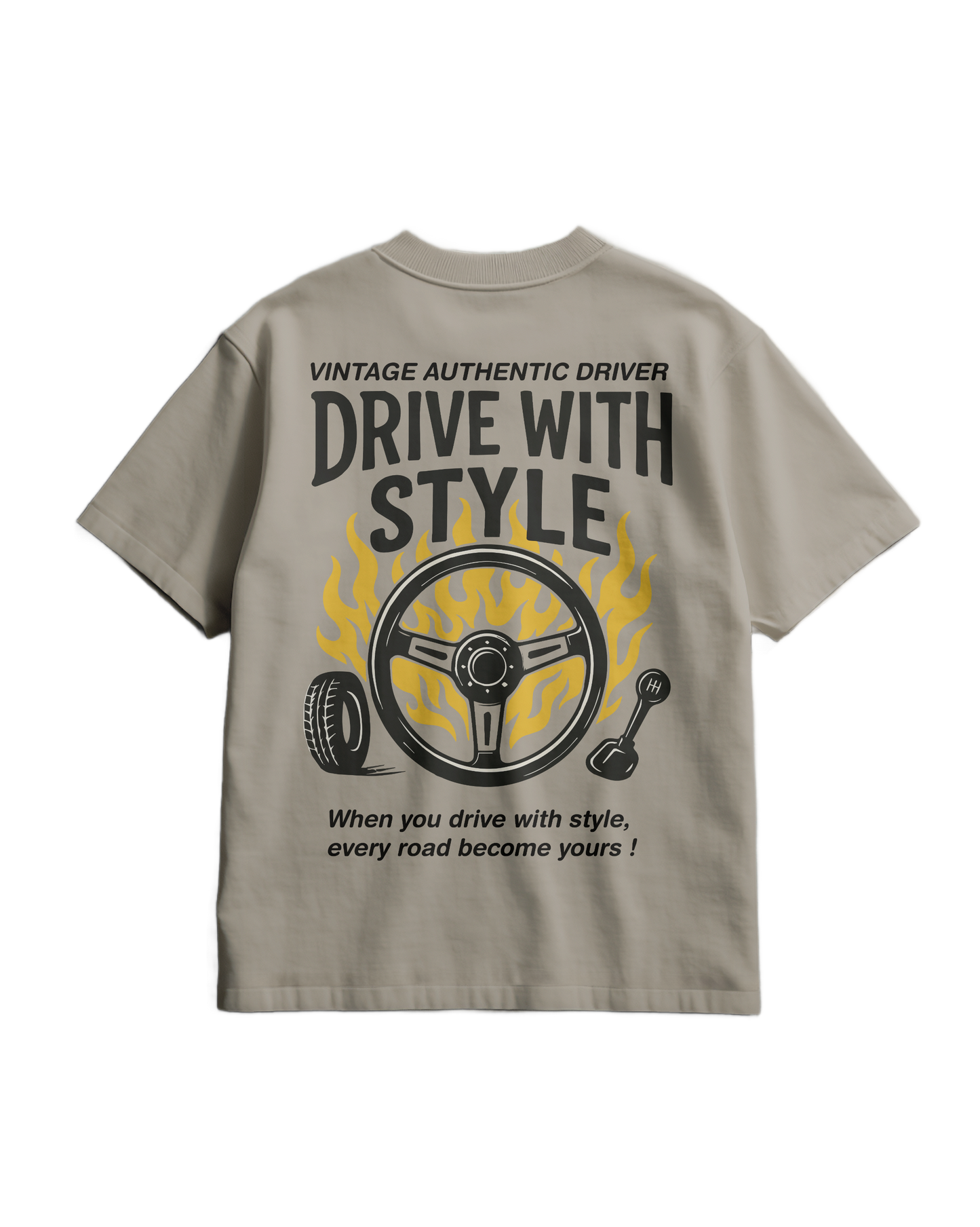 AUTHENTIC DRIVER - Heavy T-shirt