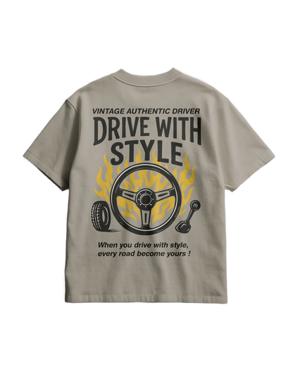 AUTHENTIC DRIVER - Heavy T-shirt