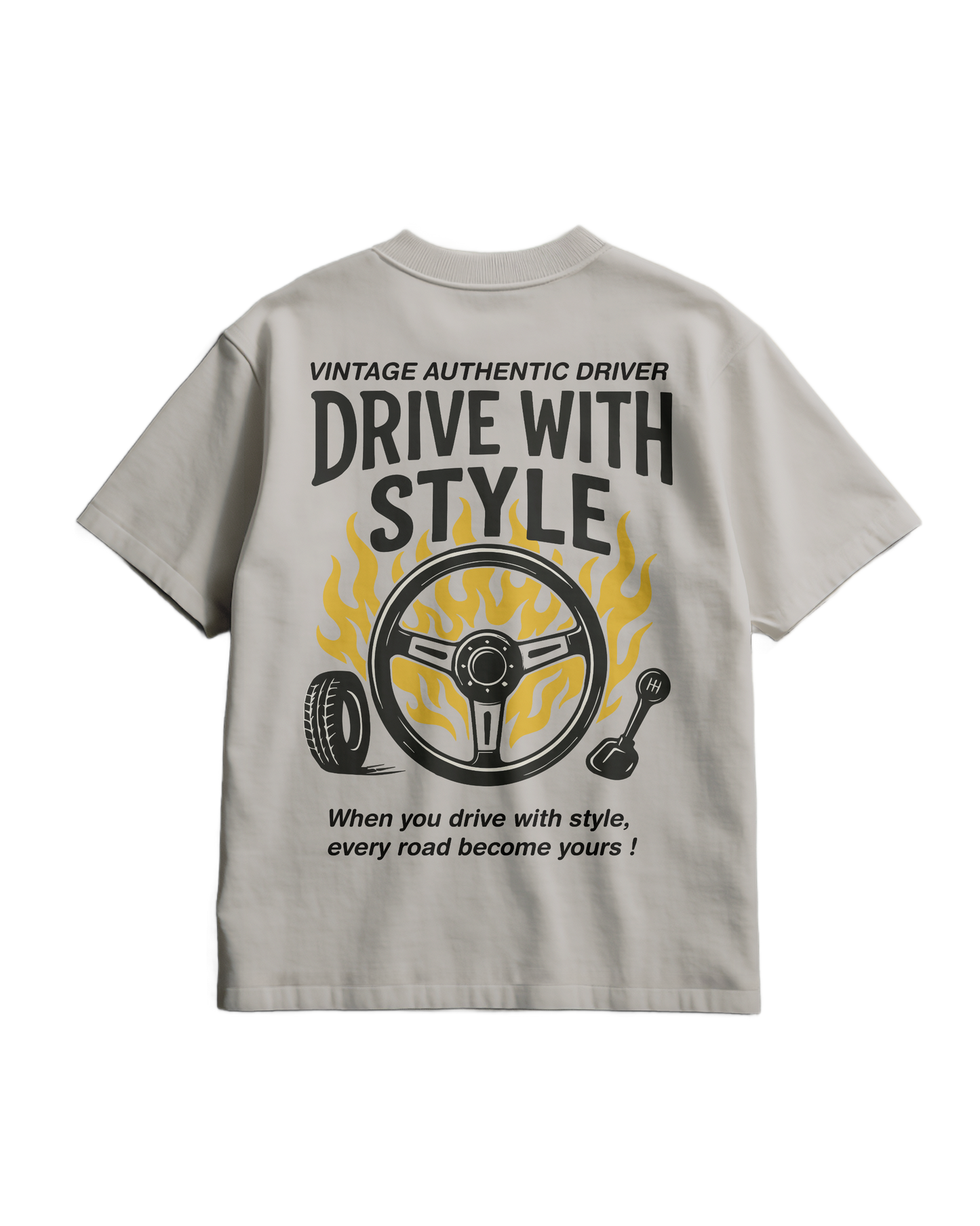 AUTHENTIC DRIVER - Heavy T-shirt