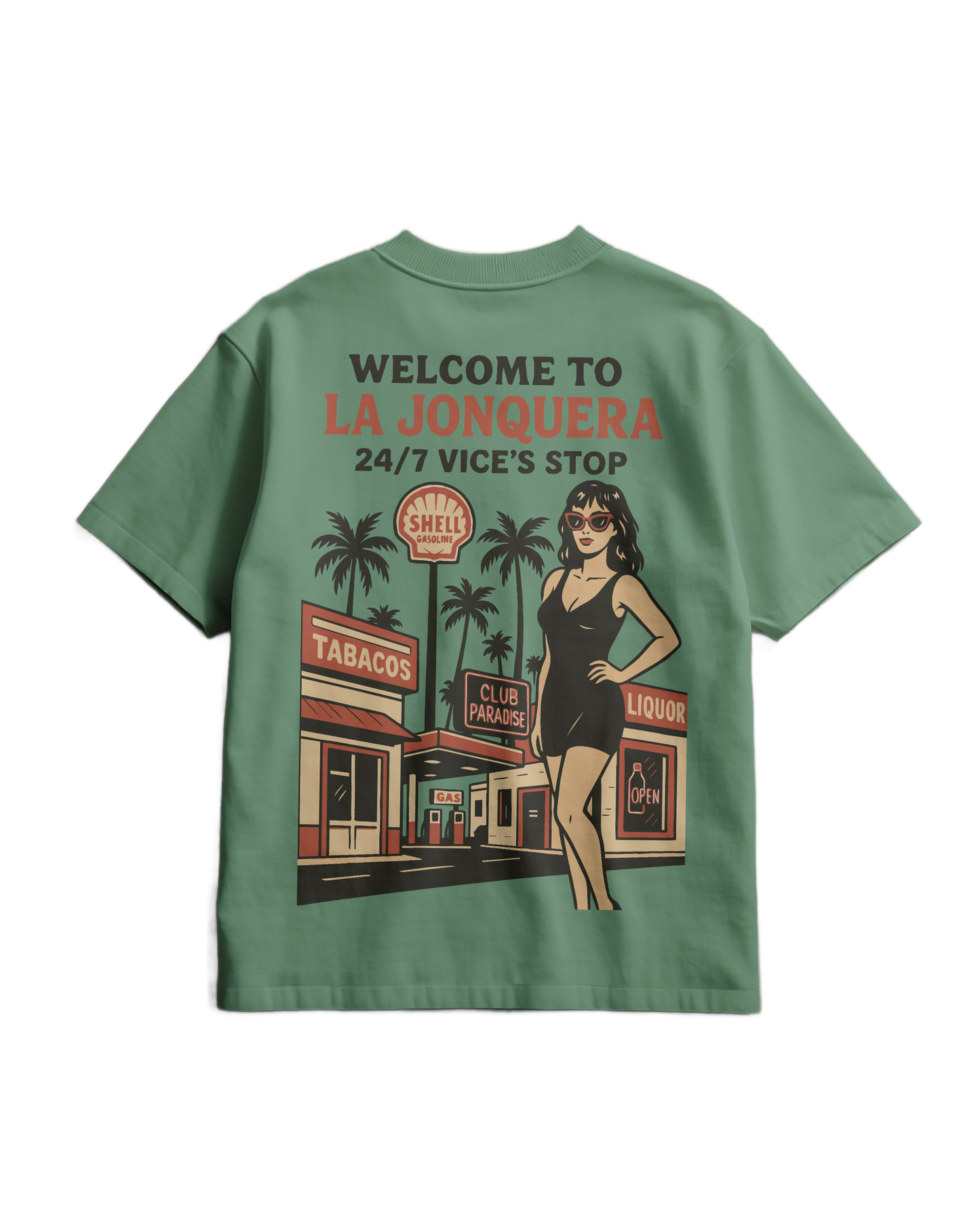 LA JONQUERA - Heavy T-shirt - V1