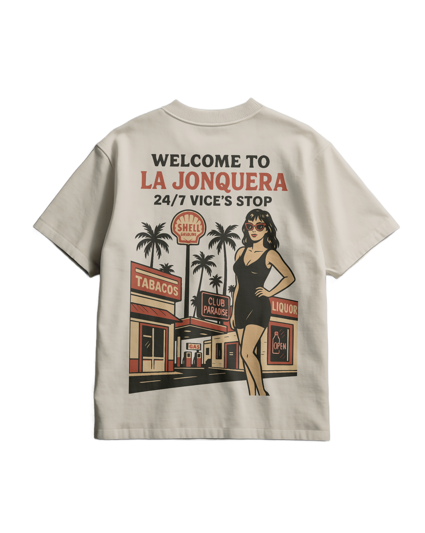 LA JONQUERA - Heavy T-shirt - V1