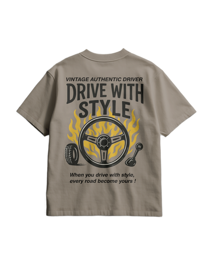 AUTHENTIC DRIVER - Heavy T-shirt