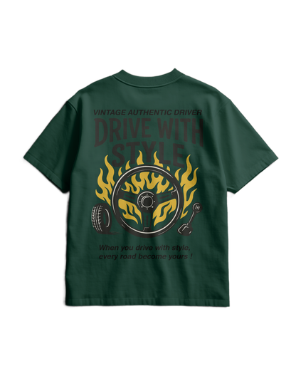 AUTHENTIC DRIVER - Heavy T-shirt