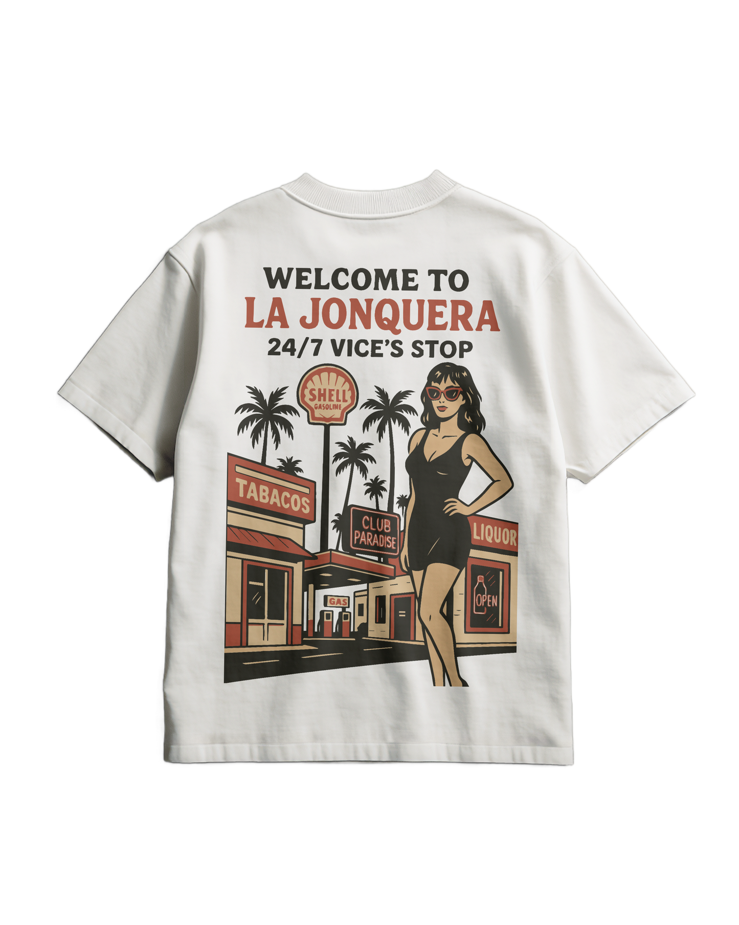 LA JONQUERA - Heavy T-shirt - V1