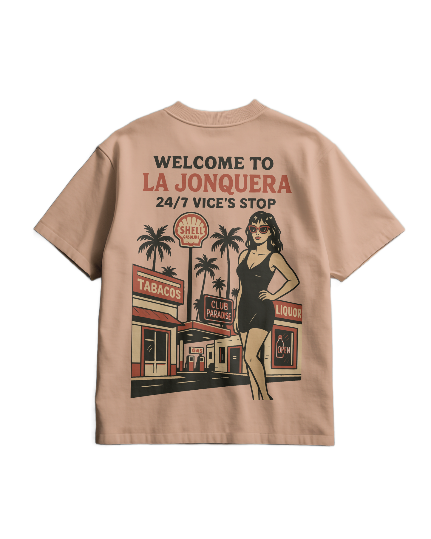 LA JONQUERA - Heavy T-shirt - V1