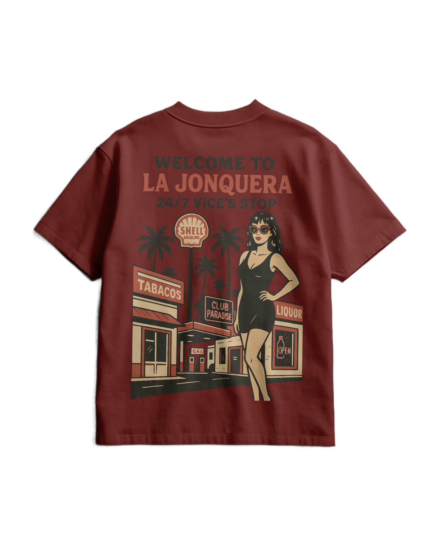 LA JONQUERA - Heavy T-shirt - V1