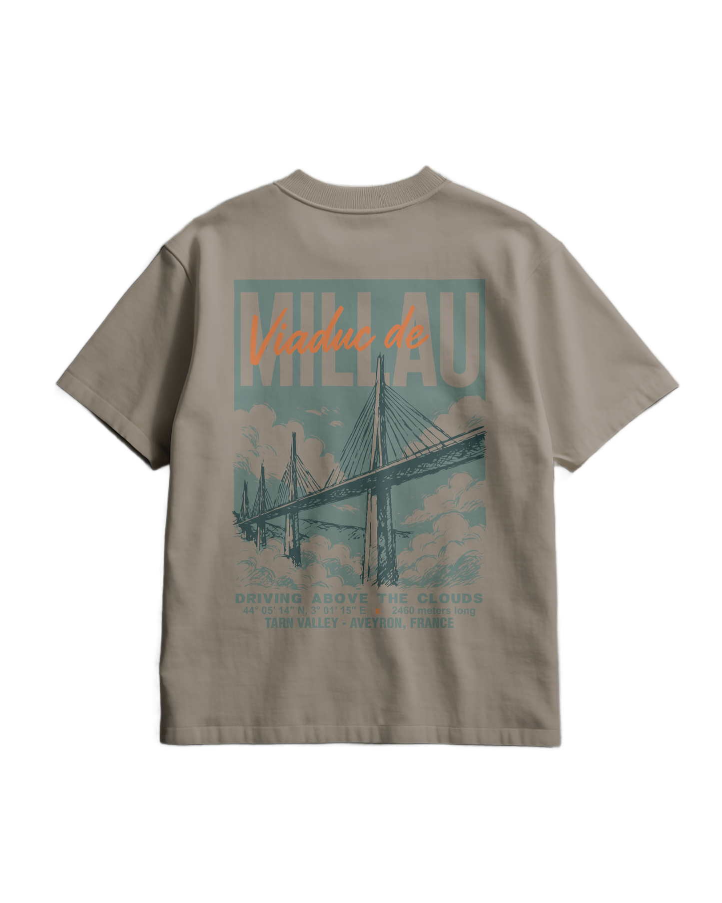 VIADUC DE MILLAU - Heavy T-shirt - V1