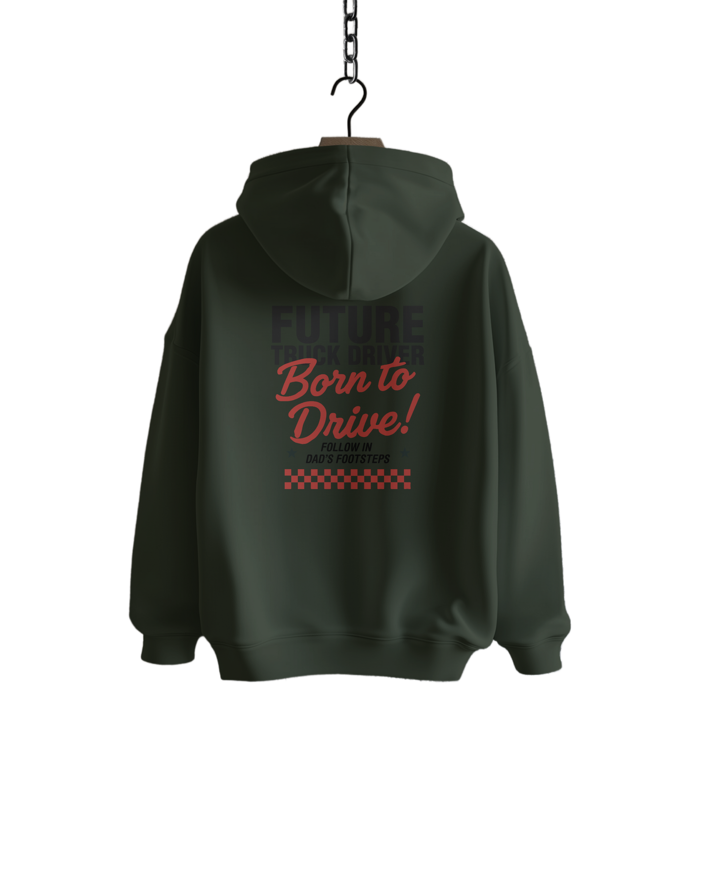 BORN TO DRIVE - Hoodie - DAD VERSION (for kids)