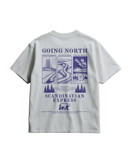 GOING NORTH - Heavy T-shirt