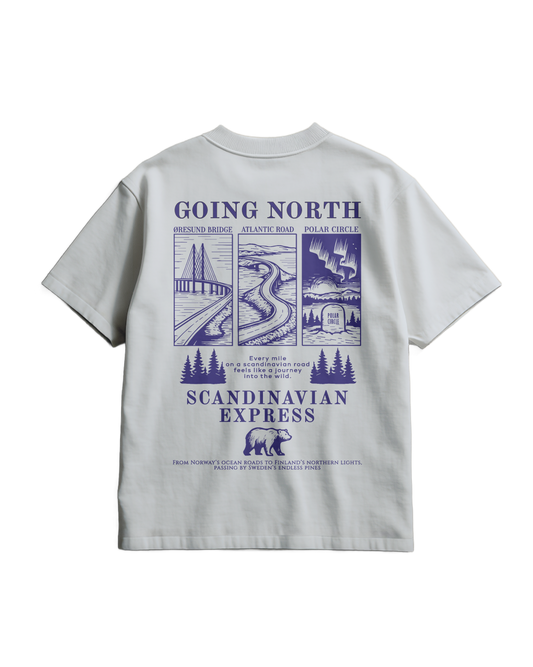 GOING NORTH - Heavy T-shirt