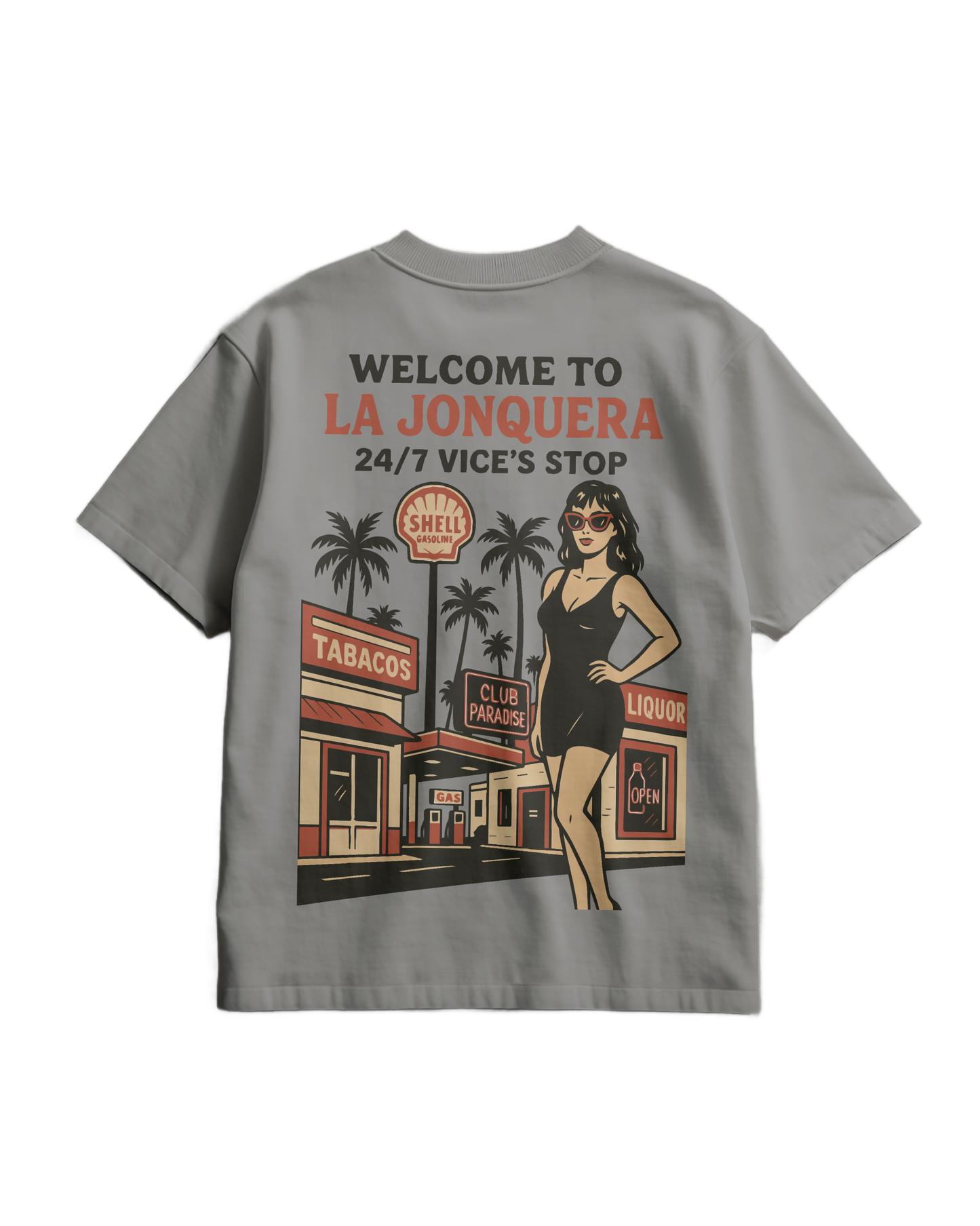 LA JONQUERA - Heavy T-shirt - V1