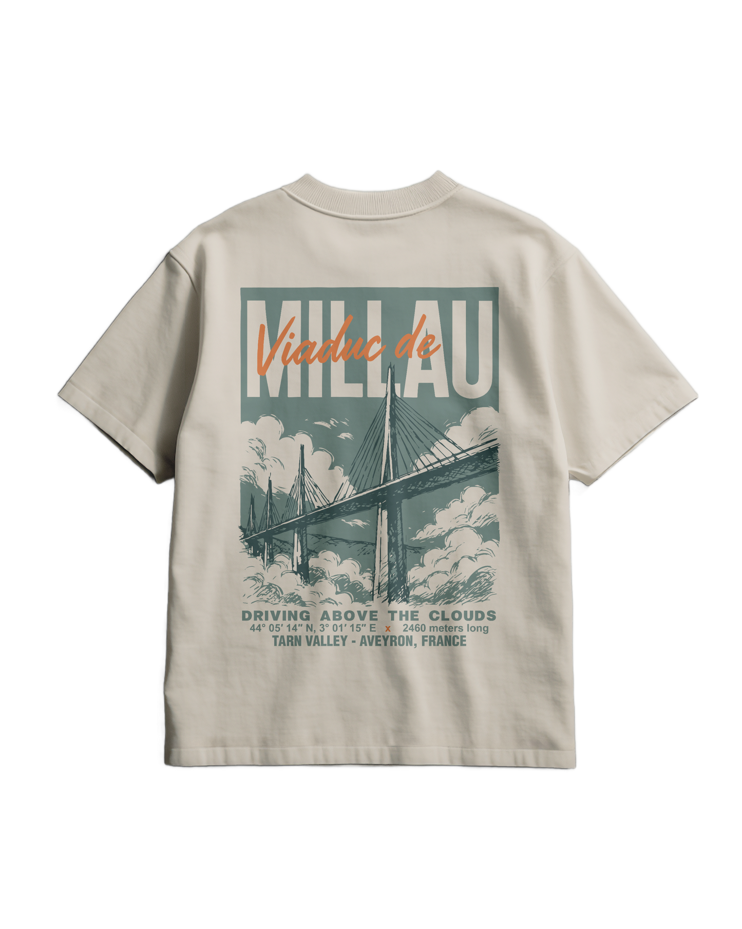 VIADUC DE MILLAU - Heavy T-shirt - V1
