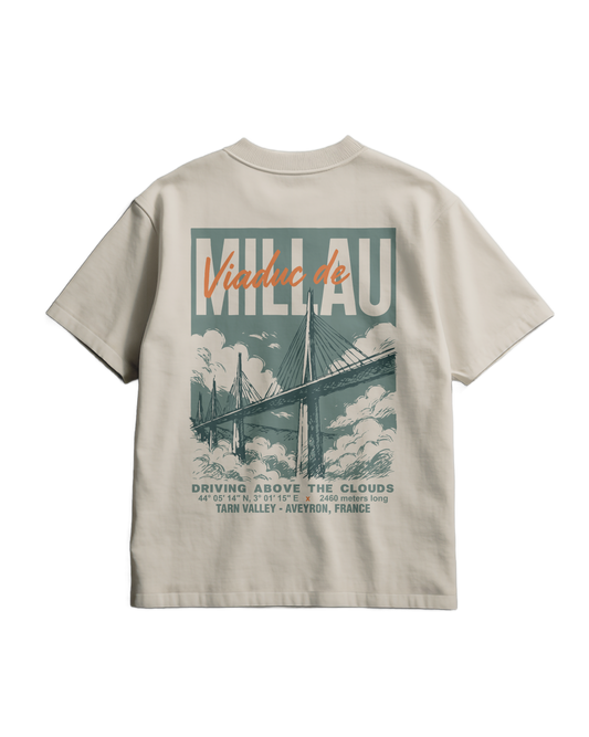 VIADUC DE MILLAU - Heavy T-shirt - V1