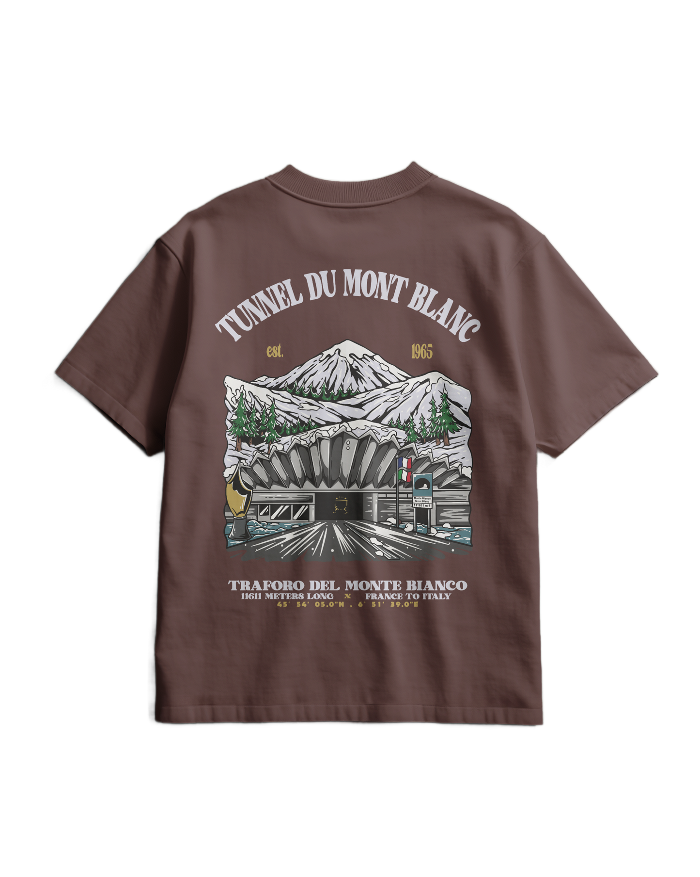 BEYOND MONT-BLANC - Heavy T-shirt