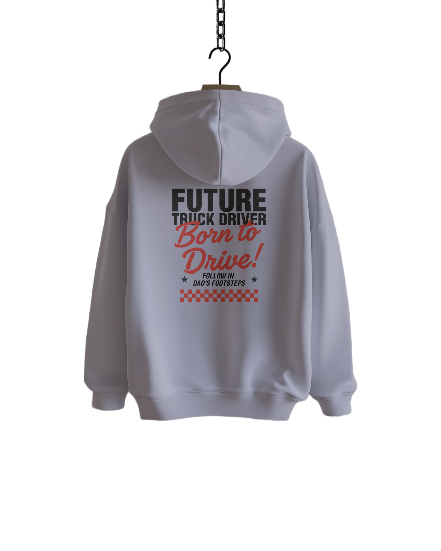 BORN TO DRIVE - Hoodie - DAD VERSION (for kids)