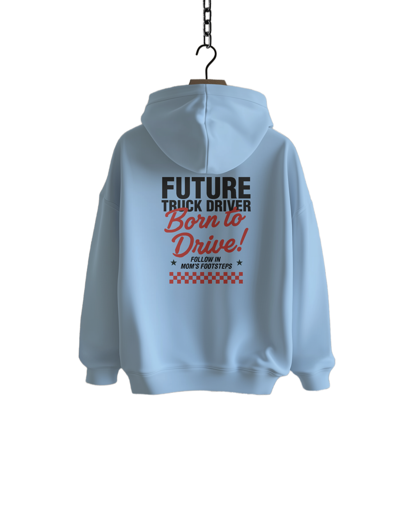 BORN TO DRIVE - Hoodie - MOM VERSION (for kids)