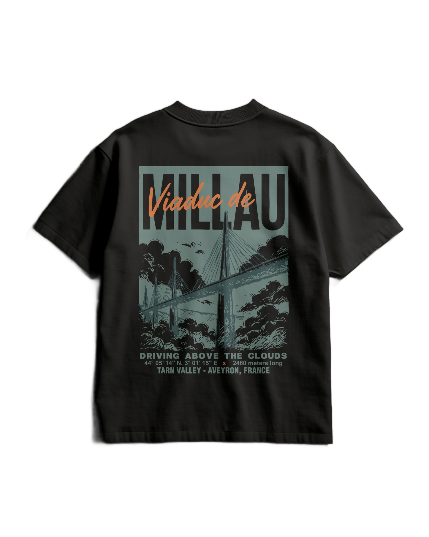 VIADUC DE MILLAU - Heavy T-shirt - V2