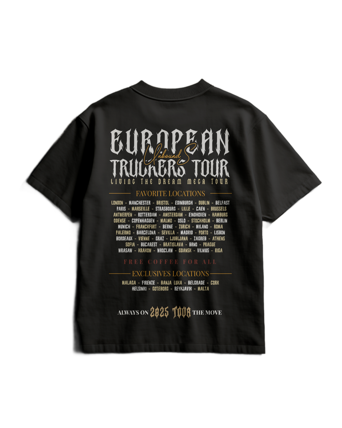 TRUCKER ON TOUR - Heavy T-shirt